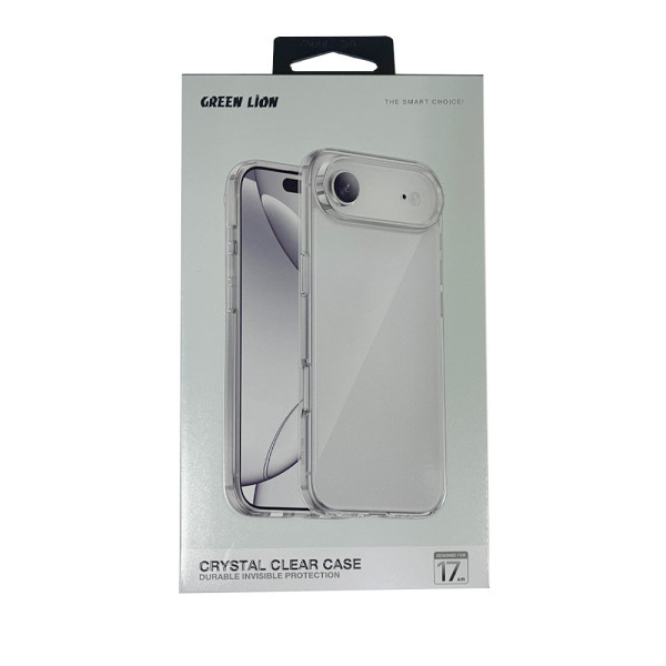 قاب شفاف Green Lion گرین لاین Crystal Clear ضد ضربه آیفون iPhone 17 تا iPhone 14