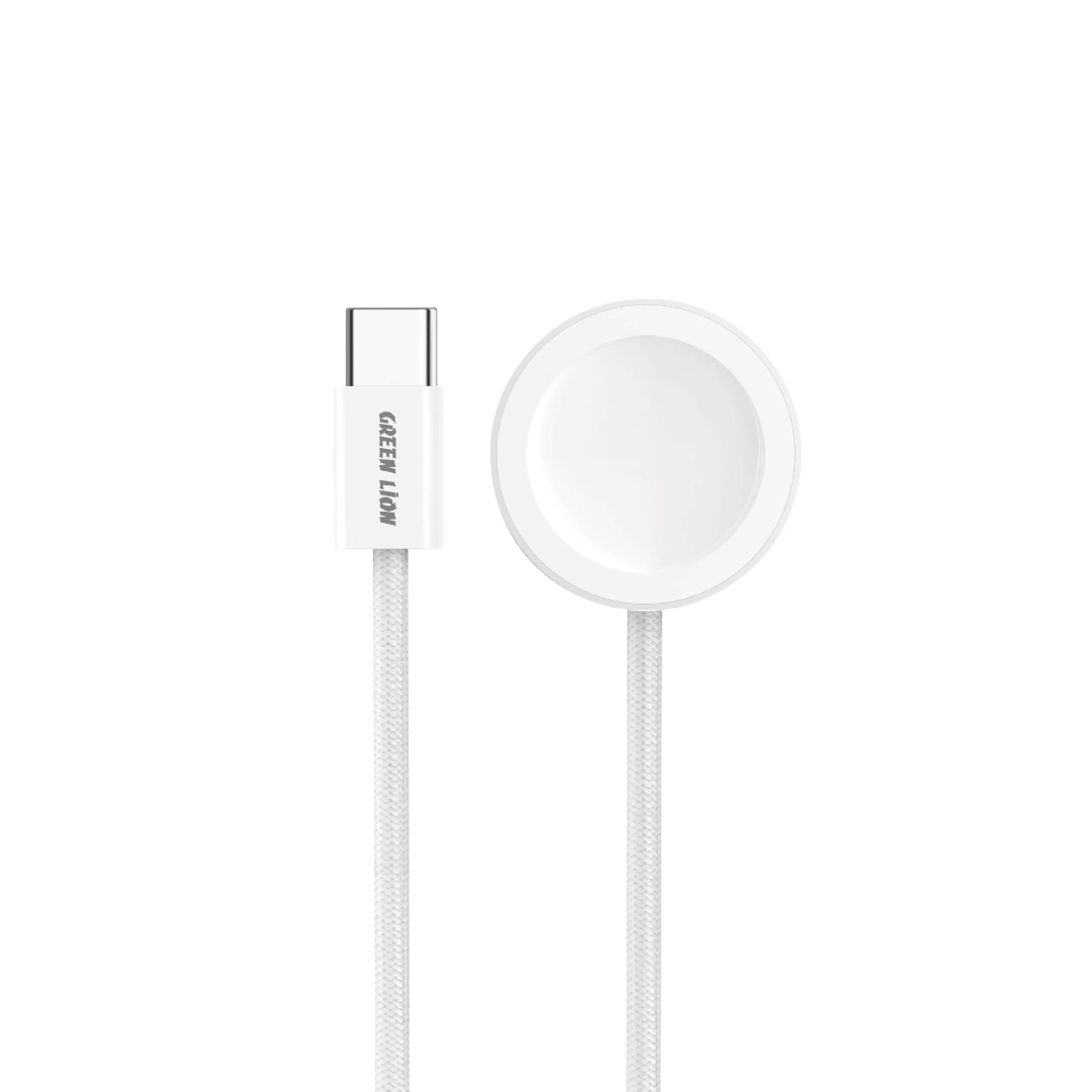 کابل شارژ اپل واچ گرین لاین USB-C به وایرلس، طول 1 متر