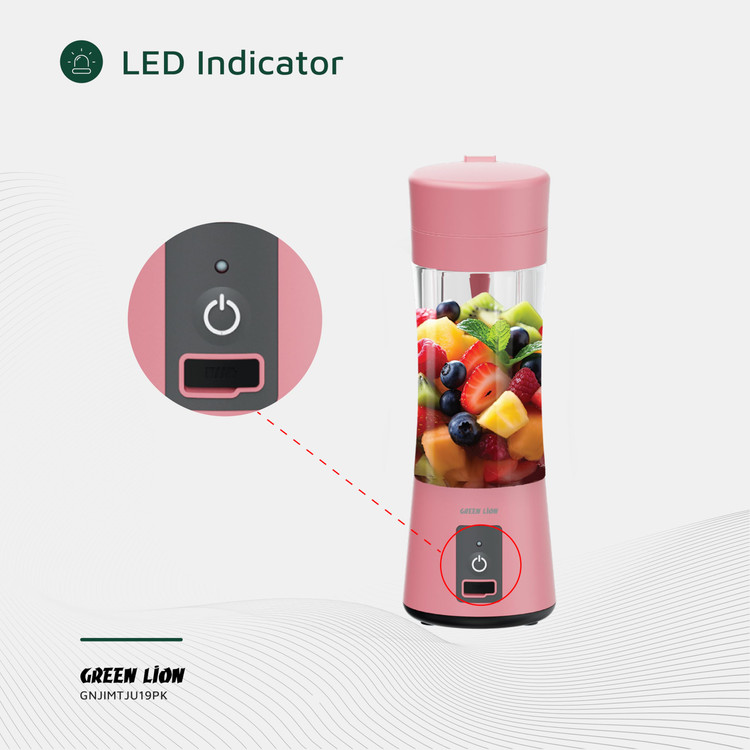 آبمیوهگیری قابلحمل گرین لاین مدل Juice Mate ظرفیت ۳۸۰ میلیلیتر