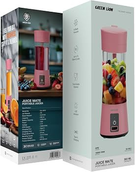 آبمیوهگیری قابلحمل گرین لاین مدل Juice Mate ظرفیت ۳۸۰ میلیلیتر