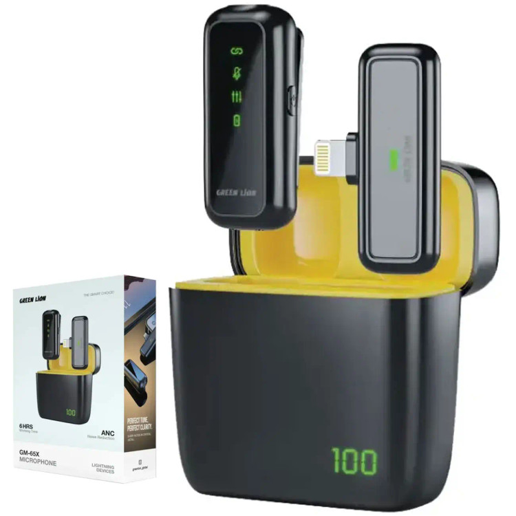 میکروفون بیسیم گرین لاین مدل GM-65X با تاخیر پایین