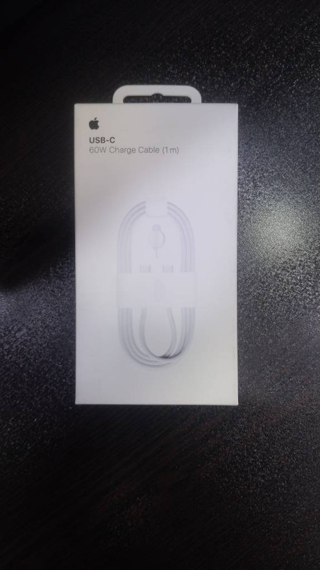 کابل شارژ اپل USB-C به USB-C توان 60 وات طول 1 متر بافتدار