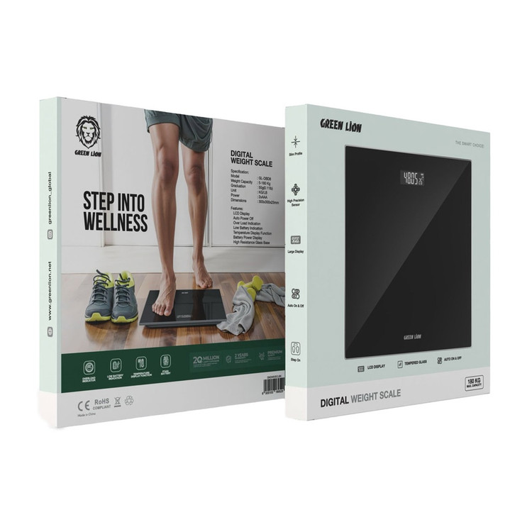 ترازوی دیجیتال گرین لاین با صفحه نمایش LCD