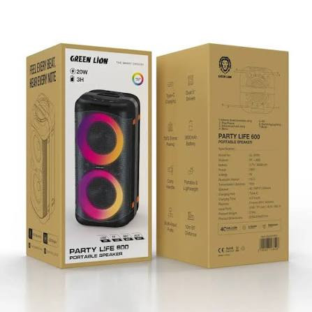اسپیکر بلوتوثی گرین لاین مدل Party Life 600 با نور RGB