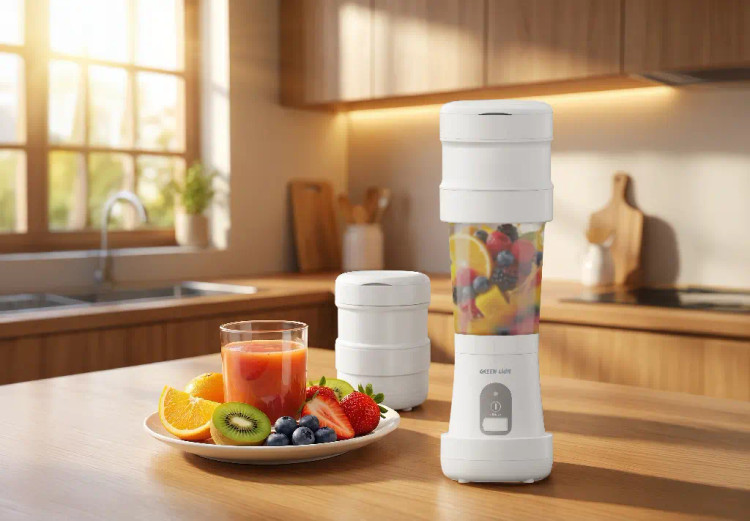 مخلوطکن تاشو گرین لاین مدل Collapsible Portable Juicer ظرفیت ۵۰۰ میلیلیتر