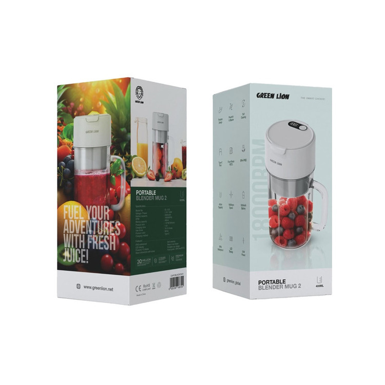 لیوان مخلوطکن قابلحمل گرین لاین مدل Blender Cup 2 ضدآب IPX6
