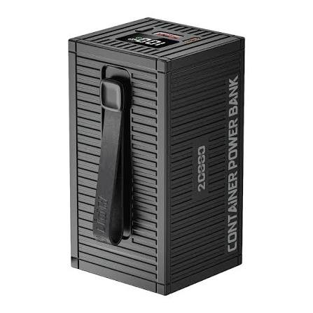 پاوربانک گرین لاین مدل Container ظرفیت ۲۰۰۰۰ میلیآمپرساعت با کابل ۴ کاره