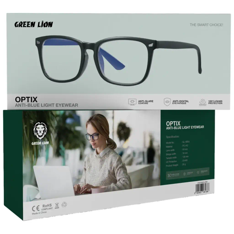 عینک محافظ نور آبی گرین لاین مدل OPTIX
