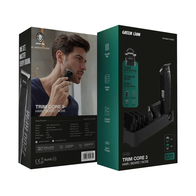 ماشین اصلاح گرین لاین مدل Trim Core 3 چندکاره با/بدون سیم