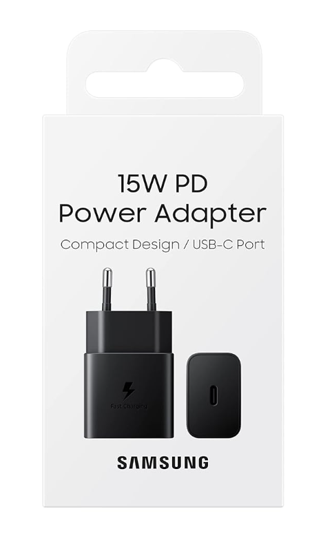 آداپتور شارژر سامسونگ اورجینال مدل EP-T1510 با پورت تایپ‌سی ۱۵ وات
