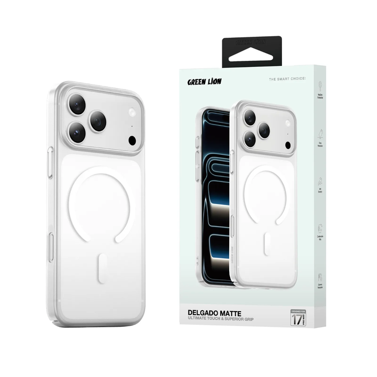 قاب گوشی گرین لاین مدل DelgadoMatte MagSafe مناسب iPhone 17 Pro و 17 Pro Max