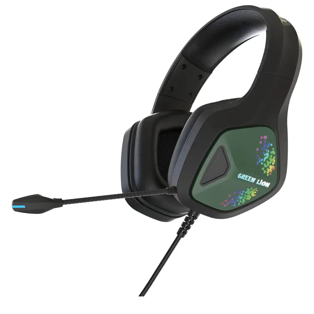 هدفون گیمینگ گرین لاین مدل Specter با نور RGB