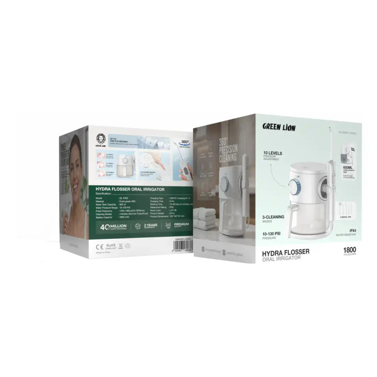 واترجت رومیزی گرین لاین مدل Hydra Flosser با مخزن ۶۰۰ میلیلیتری