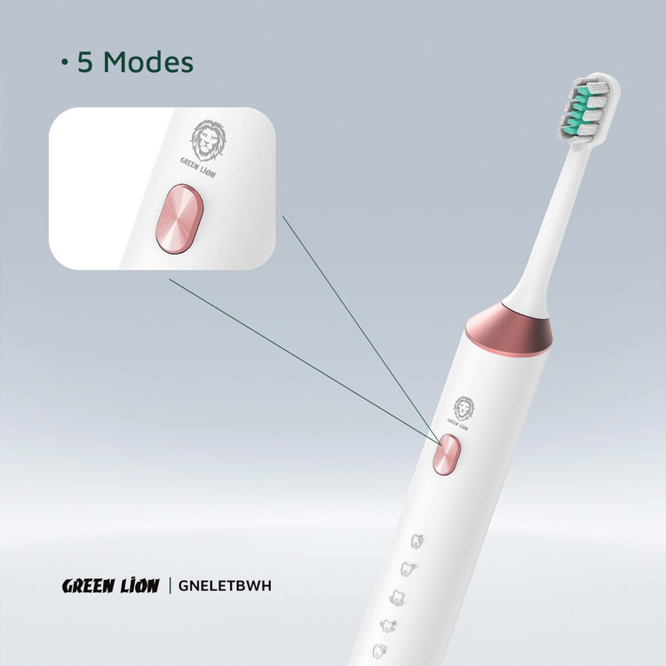 مسواک برقی گرین لاین Electric Toothbrush مناسب دندانهای حساس با ۵ حالت عملکرد