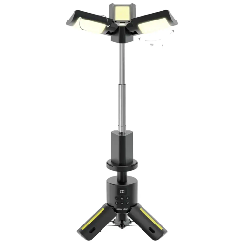 چراغ کمپینگ سهپایه گرین لاین مدل Trio Beam با نور RGB