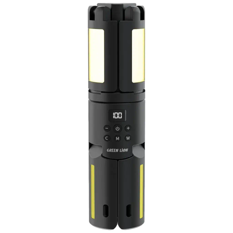 چراغ کمپینگ سهپایه گرین لاین مدل Trio Beam با نور RGB