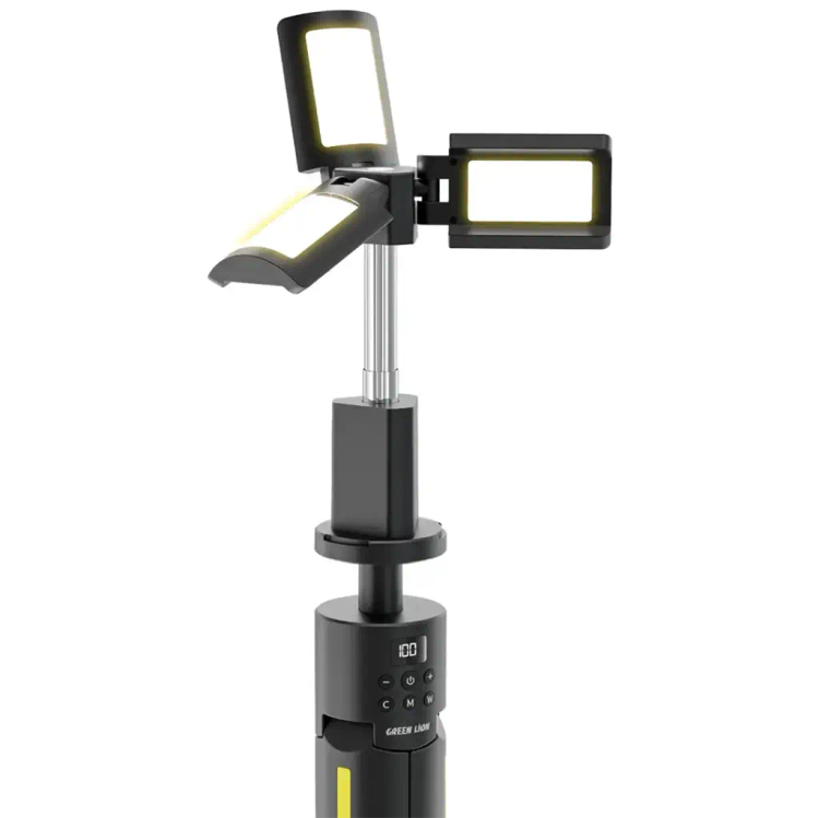 چراغ کمپینگ سهپایه گرین لاین مدل Trio Beam با نور RGB