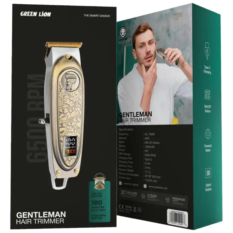 ماشین اصلاحکننده موی گرین لاین مدل Gentleman Hair Trimmer طلایی GNNTTRIM