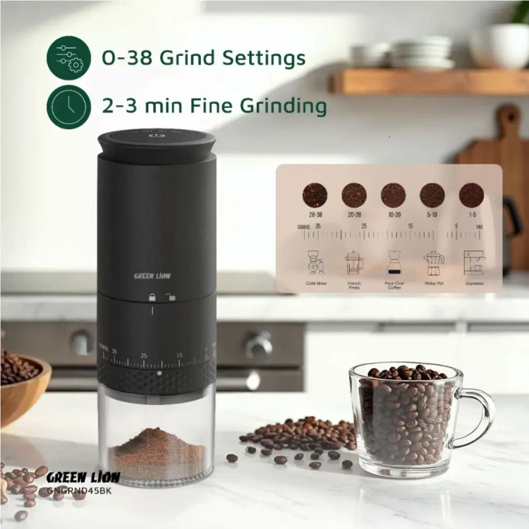 آسیاب قهوه قابلشارژ گرین لاین مدل Grind Pro