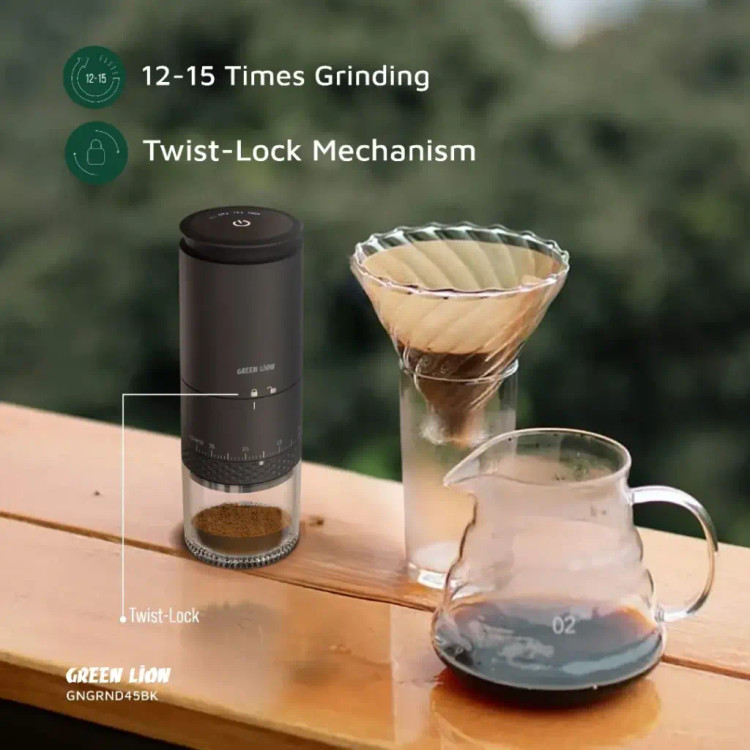 آسیاب قهوه قابلشارژ گرین لاین مدل Grind Pro