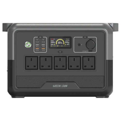 پاور استیشن گرین لاین مدل PGX1200 – ظرفیت ۳۶۰,۰۰۰ میلیآمپرساعت، توان ۱۲۰۰ وات