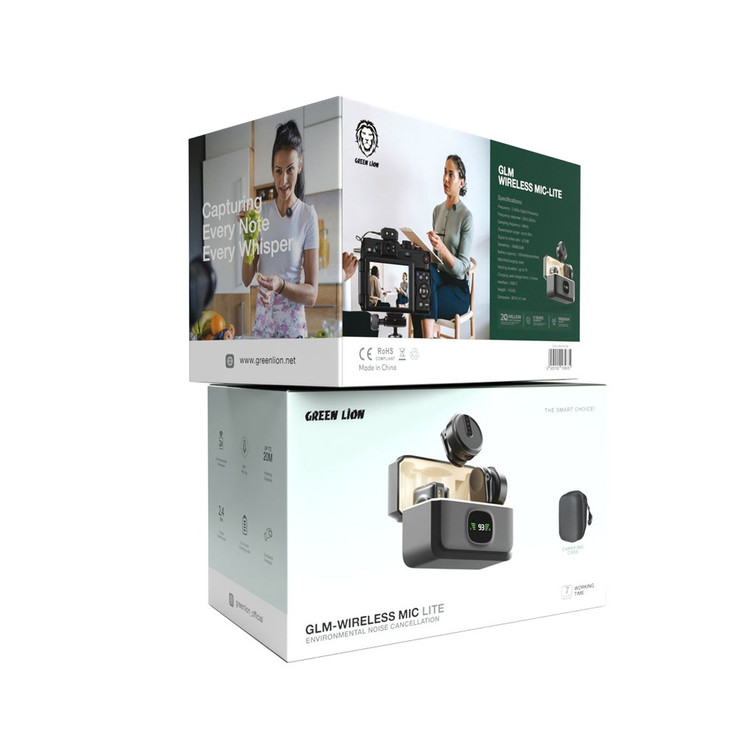 میکروفون بیسیم گرین لاین مدل GLM Wireless Mic Lite با قابلیت حذف نویز محیطی