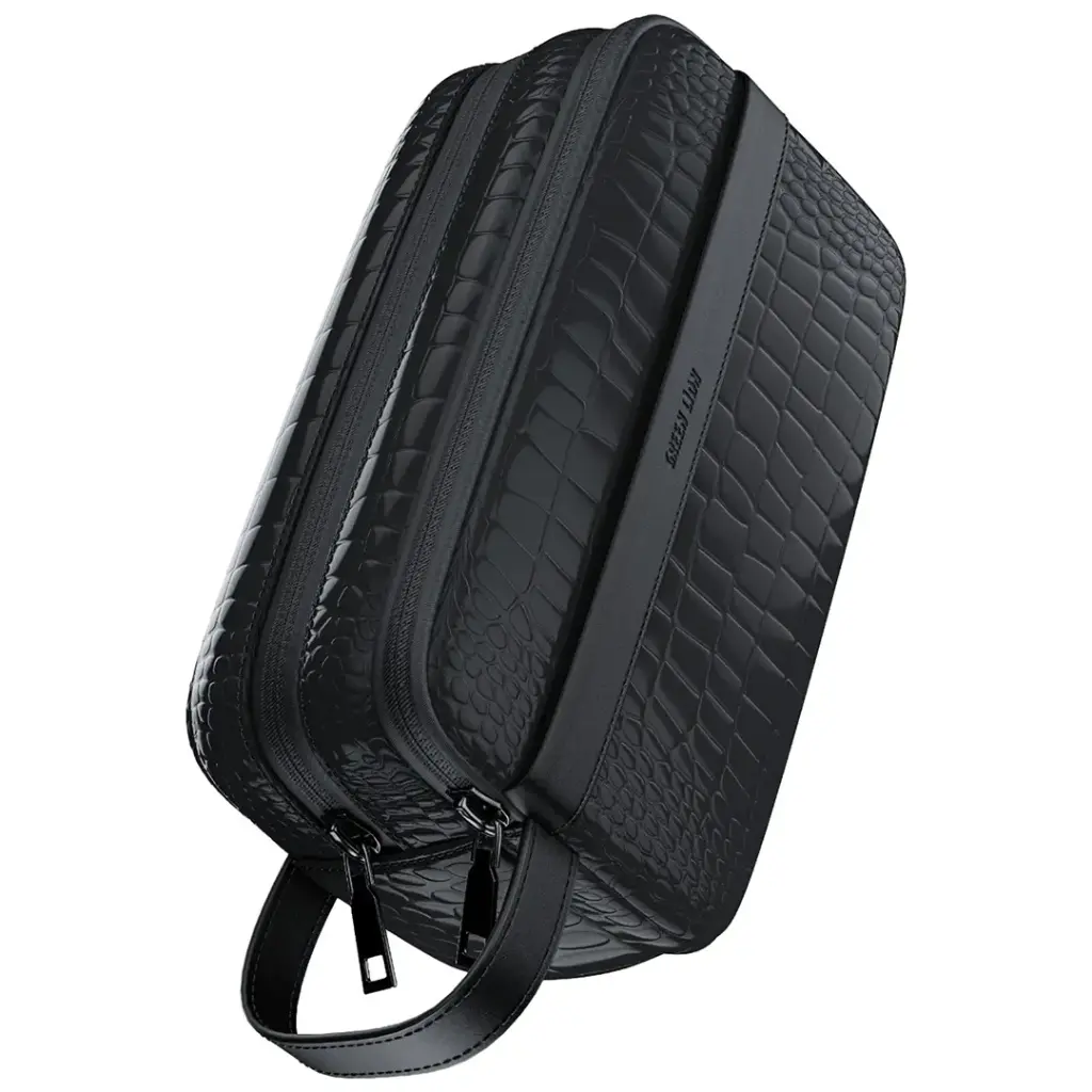 کیف دستی سفری گرین لاین مدل Tirana Travel Pouch – چرم مصنوعی PU با آستر فلانل